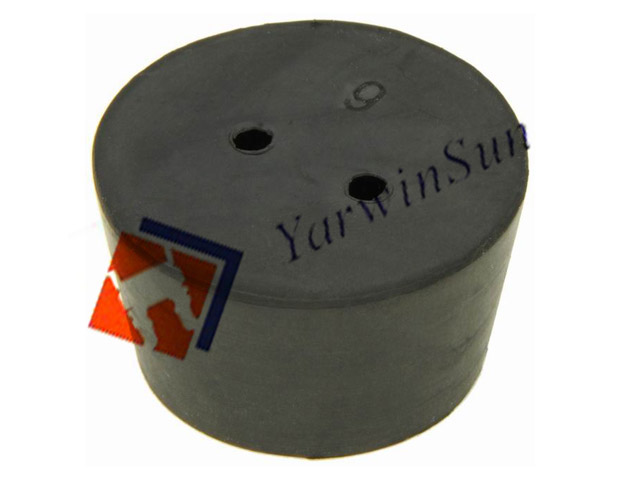 Two hole rubber stopper